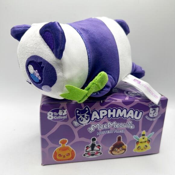 Aphmau MeeMeows Limited Edition Safari Litter PANDA CAT Plush Stuffed Animal - Picture 2 of 6